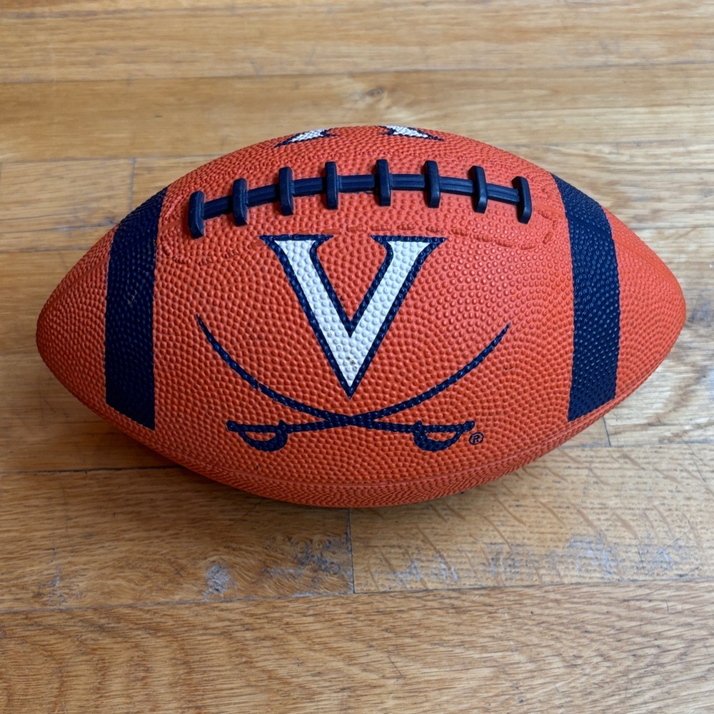 UVA Logo Mini Rubber Football